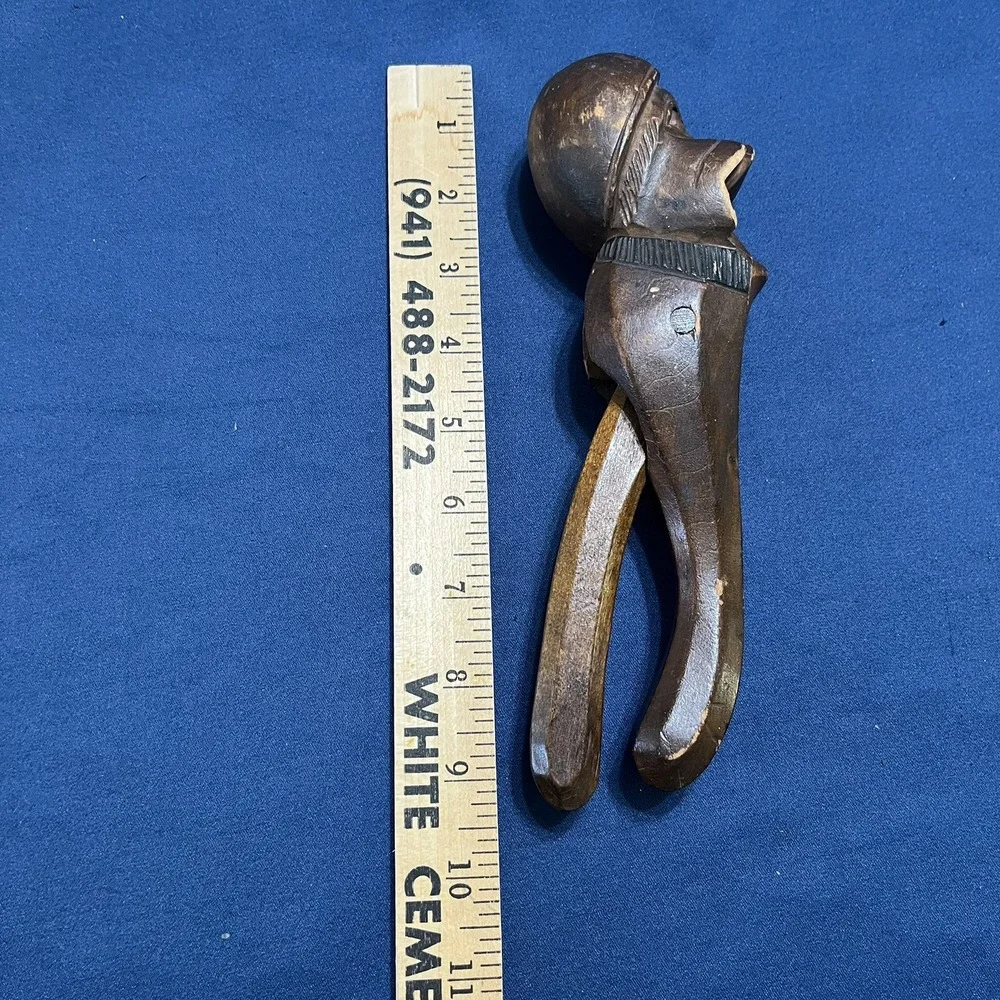 Nutcracker German Black Forest Nutcracker Hand‎ Carved Wood Vintage 9